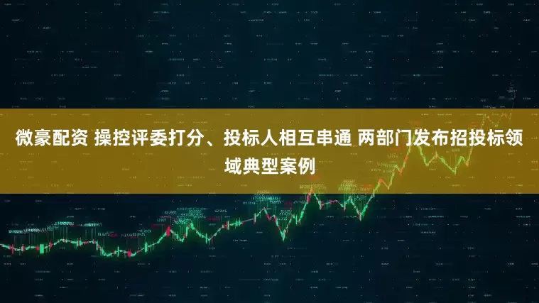 微豪配资 操控评委打分、投标人相互串通 两部门发布招投标领域典型案例